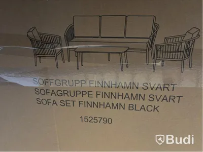 SOFFGRUPP SUNFUN, FINNHAMN SVART