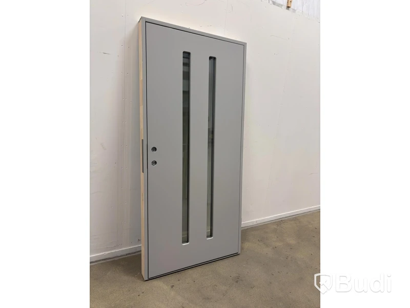 (NEW) Solid Elements Exterior Door, VD Funkis M4, light grey, right-hand