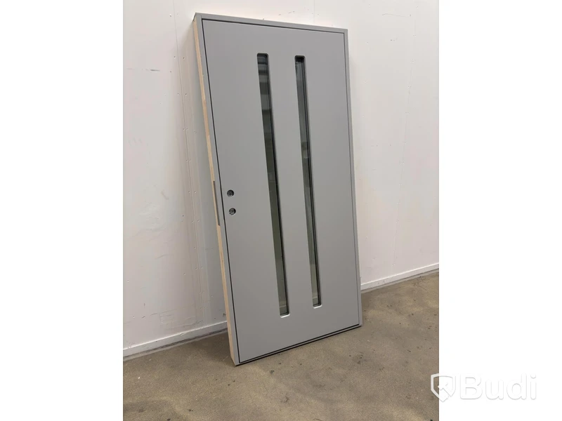 (NEW) Solid Elements Exterior Door, VD Funkis M4, light grey, right-hand
