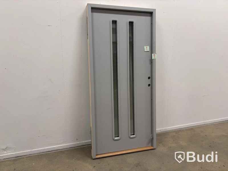 (NEW) Solid Elements Exterior Door, VD Funkis M4, light grey, right-hand