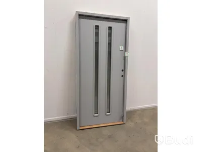 (NEW) Solid Elements Exterior Door, VD Funkis M4, light grey, right-hand