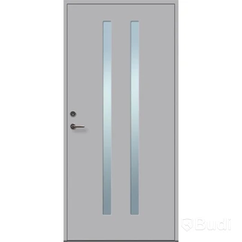 Ytterdörr Solid Elements, VD Funkis M4, ljusgrå, Höger