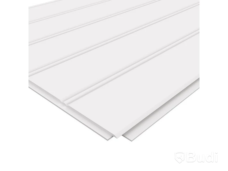 (NEW) 36 pcs. MOELVEN REGINA WHITE BEADBOARD CEILING PANELS, 33.93 m²