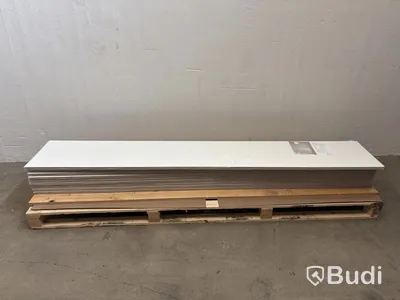 (NEW) 36 pcs. MOELVEN REGINA WHITE BEADBOARD CEILING PANELS, 33.93 m²