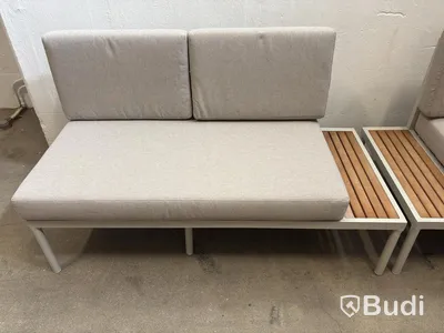 LOUNGE SET INCL. COFFEE TABLE, SENSUM ANKARSVIK, TEAK/SAND
