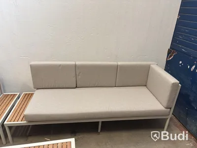 LOUNGE SET INCL. COFFEE TABLE, SENSUM ANKARSVIK, TEAK/SAND