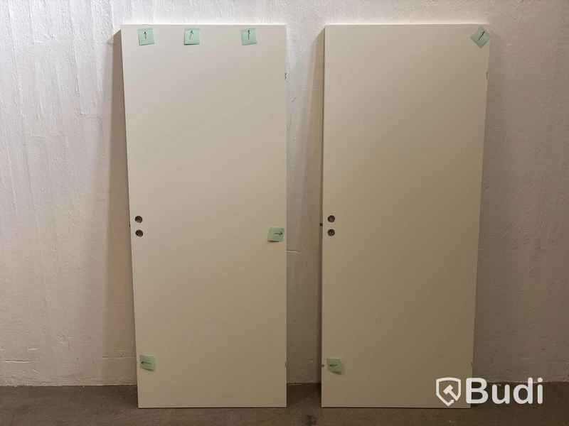 (NEW) 2 PCS. SOLID ELEMENTS FLUSH COMPACT INTERIOR DOORS 9X21