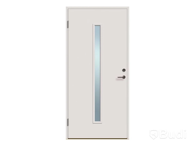 (NEW) SOLID ELEMENTS ODENSE EXTERIOR DOOR 10X21 LEFT-HAND WHITE