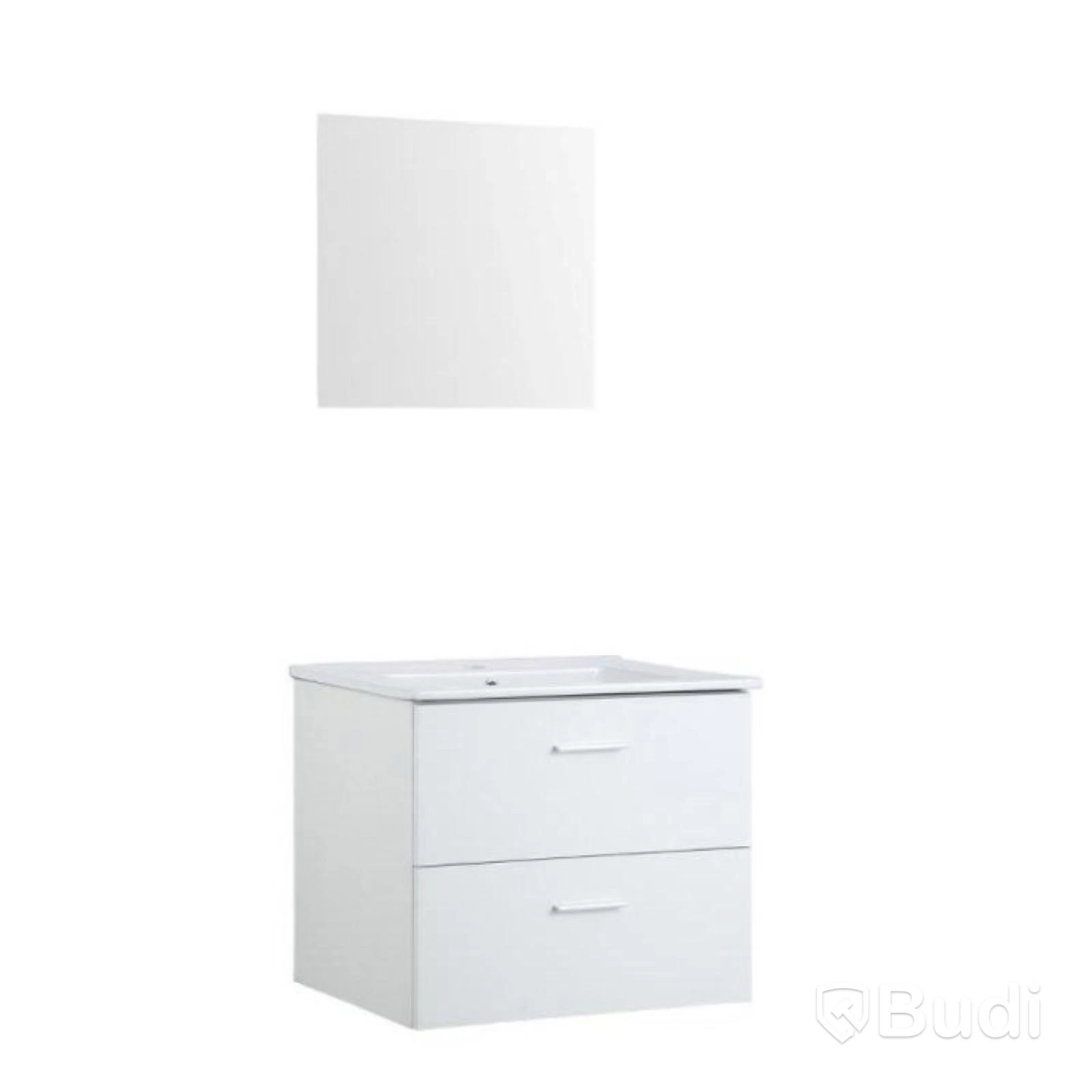 BADRUMSMÖBEL NORTIQ BERGAMO VIT MATT 60 CM