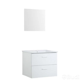 BADRUMSMÖBEL NORTIQ BERGAMO VIT MATT 60 CM