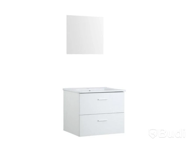 (NEW) BATHROOM VANITY UNIT NORTIQ BERGAMO MATTE WHITE 60 CM