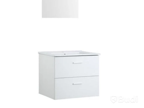 BADRUMSMÖBEL NORTIQ BERGAMO VIT MATT 60 CM
