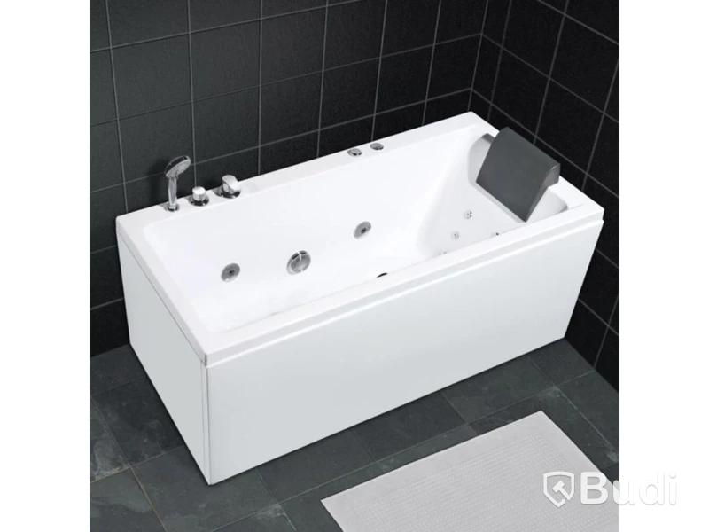 (NEW) Wellino Rectangle whirlpool bathtub