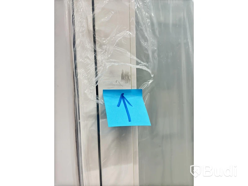 (NEW) SOLID ELEMENTS WOODEN PATIO DOOR, 3-PANE FULLY GLAZED, VHED 9X21, LEFT-HUNG