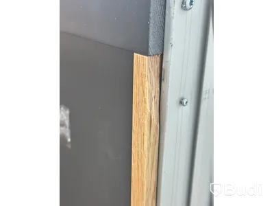 (NEW) SOLID ELEMENTS YSTAD EXTERIOR DOOR M10X21 LEFT-HAND, BLACK