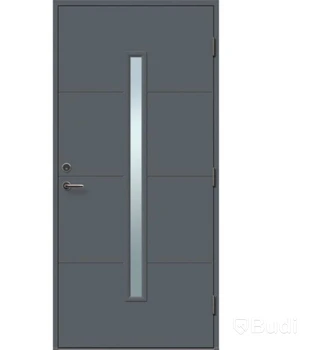 YTTERDÖRR SOLID ELEMENTS VÄXJÖ M10X21 HÖGER ANTRACIT