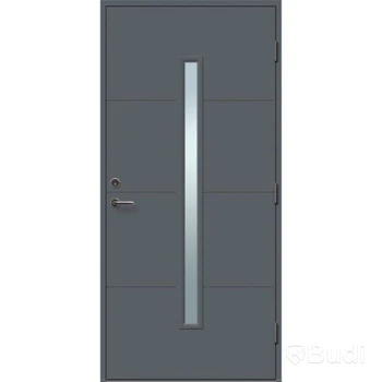 YTTERDÖRR SOLID ELEMENTS VÄXJÖ M10X21 HÖGER ANTRACIT