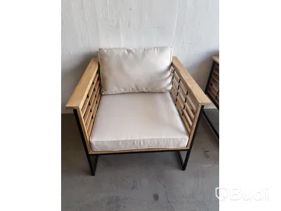 2 Armchairs incl. Coffee Table, Sensum ASPVIK COMFORT Teak/Black