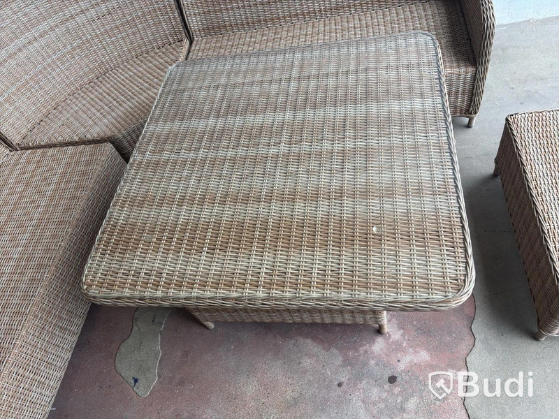 (NEW) SUNFUN FÅRÖ LOUNGE SET, SYNTHETIC RATTAN, NATURAL