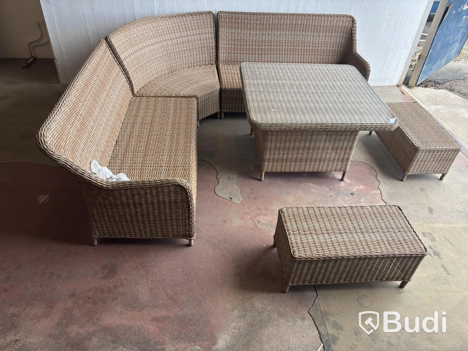 (NEW) SUNFUN FÅRÖ LOUNGE SET, SYNTHETIC RATTAN, NATURAL