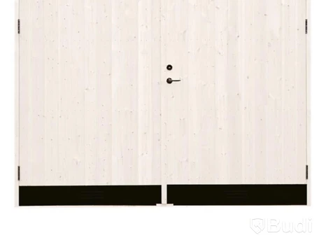 GARAGEPORT VIBOSTUGAN TÄT 10° 25X21 MED KARM GRUNDMÅLAD