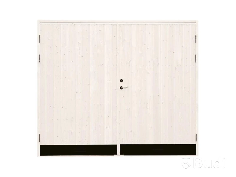 VIBOSTUGAN SOLID GARAGE DOOR 10° 25X21 WITH FRAME, PRIMED