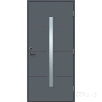 YTTERDÖRR SOLID ELEMENTS VÄXJÖ M10X21 HÖGER ANTRACIT