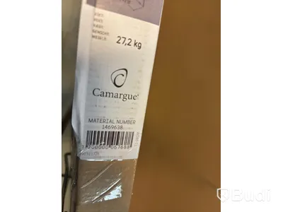 (NEW) Camargue Val shower wall, 80 cm, chrome/clear 6 mm glass