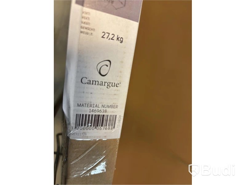 (NEW) Camargue Val shower wall, 80 cm, chrome/clear 6 mm glass