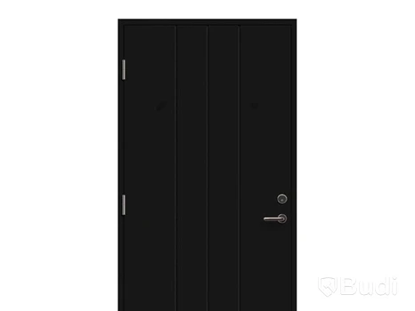 YTTERDÖRR SOLID ELEMENTS YSTAD M10X21 VÄNSTER SVART