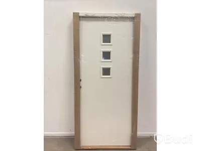 YTTERDÖRR SOLID ELEMENTS VISBY 10X21 VÄNSTER VIT