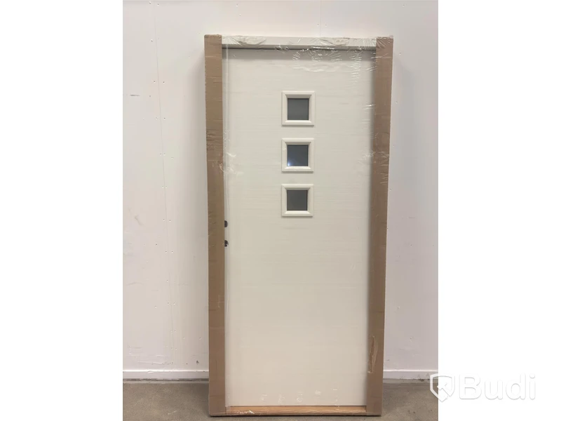 YTTERDÖRR SOLID ELEMENTS VISBY 10X21 VÄNSTER VIT