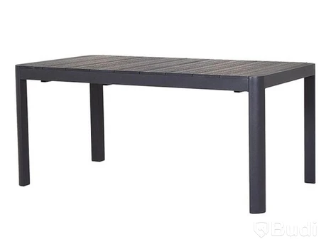 MATBORD SUNFUN UTDRAGBART STENVIK 100X240CM SVART