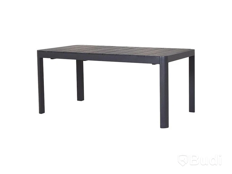 MATBORD SUNFUN UTDRAGBART STENVIK 100X240CM SVART