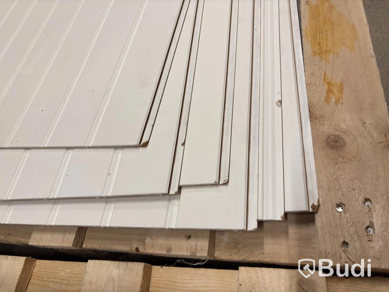 VÄGGPANEL SMARTPANEL BOMULL PERLE VIT  8,6 M2