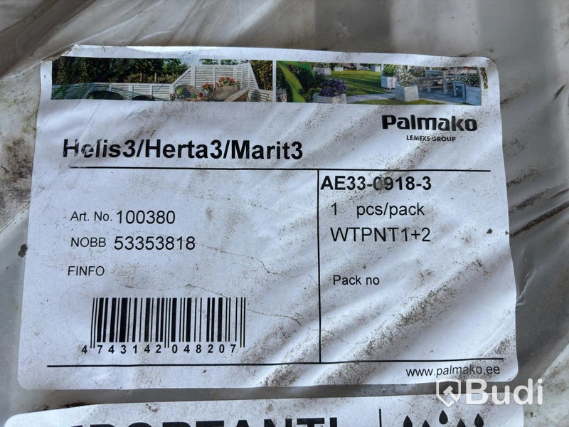 VINDSKYDD PALMAKO HELIS 90X180/90CM VITMÅLAD
