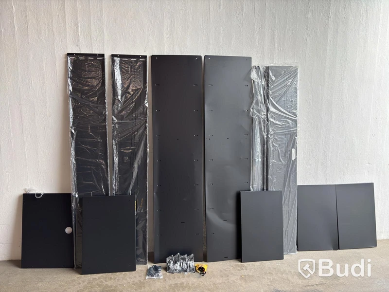 VERKSTADSSKÅP PROBUILDER SKÅP 198CM SVART/GRÅ