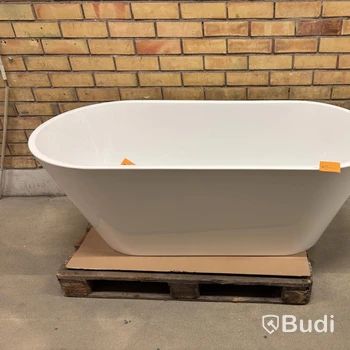 BADKAR RIVA EMMA FRISTÅENDE 160CM VIT