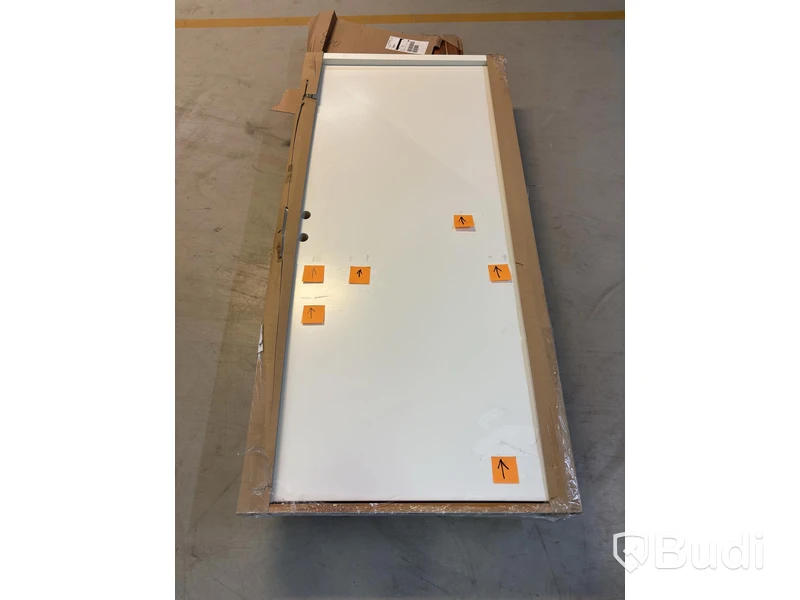 (NEW) FIRE AND SOUND DOOR SOLID ELEMENTS YSTAD 10X21 - LEFT-HUNG, WHITE