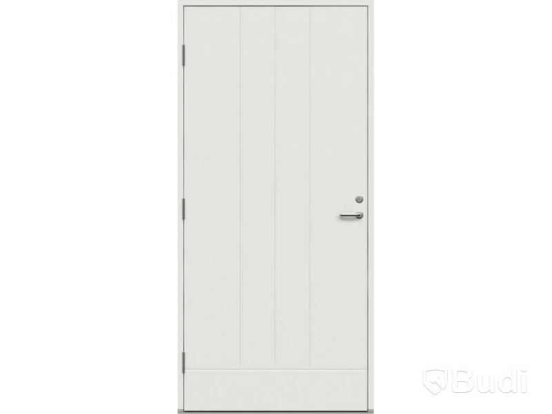 (NEW) FIRE AND SOUND DOOR SOLID ELEMENTS YSTAD 10X21 - LEFT-HUNG, WHITE