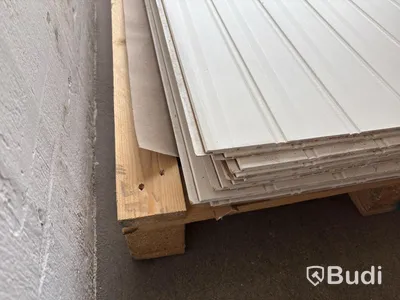 12 st. VÄGGPANEL SMARTPANEL BOMULL PERLE VIT 6X620X2390 MM