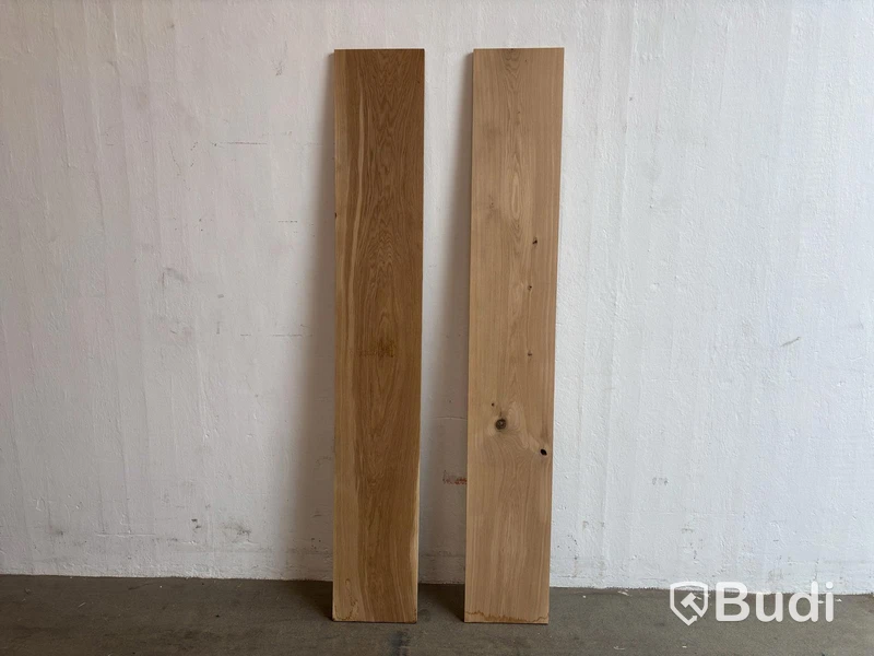 OAK SHELF BOARD, STRAIGHT EDGES, 26X300X2000