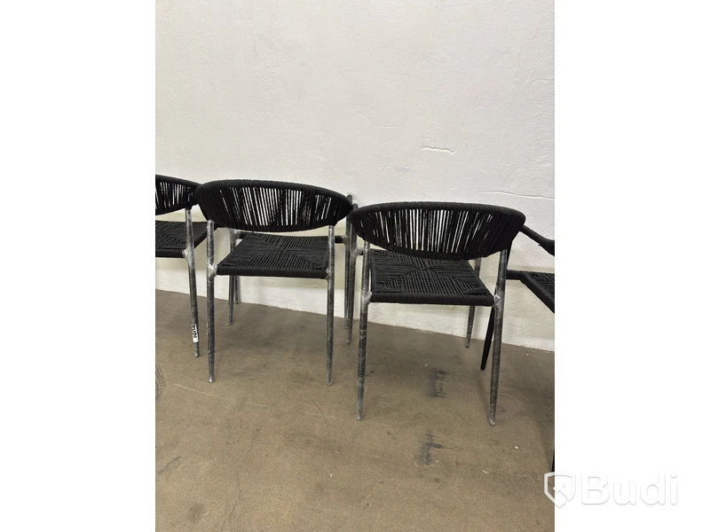 6 st. stolar för utomhusbruk