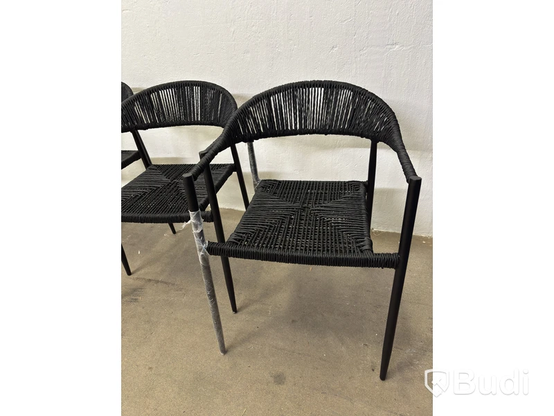 6 st. stolar för utomhusbruk