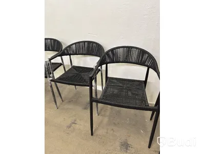 6 st. stolar för utomhusbruk