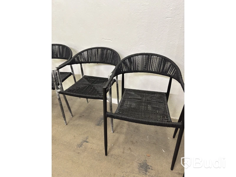 6 st. stolar för utomhusbruk