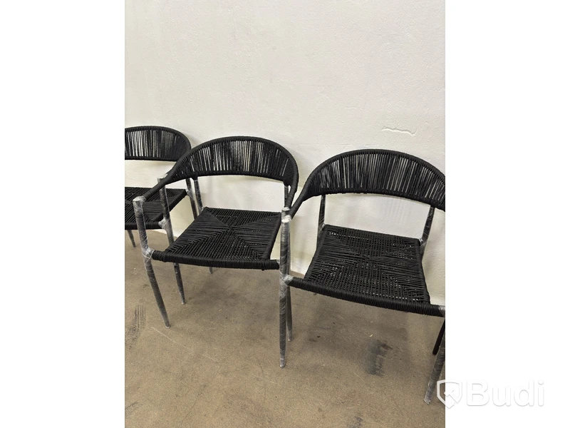 6 st. stolar för utomhusbruk