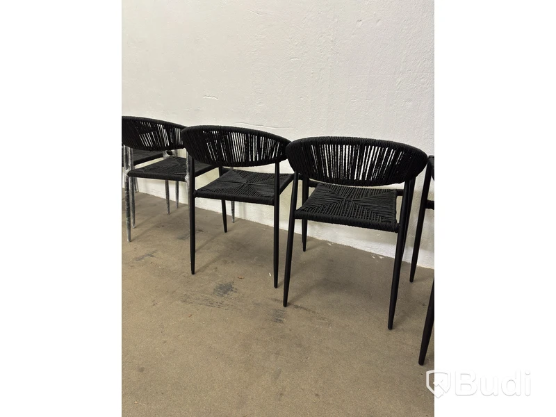 6 st. stolar för utomhusbruk