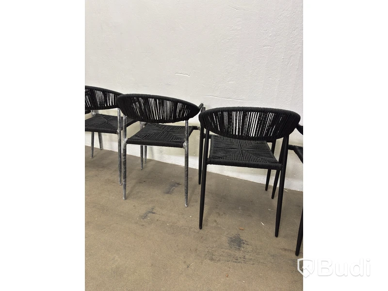 6 st. stolar för utomhusbruk