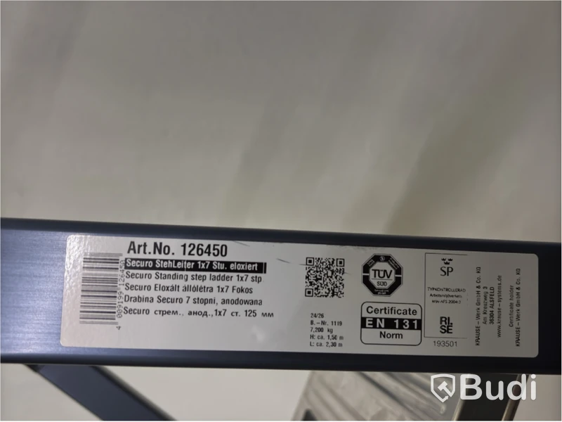 Trappstege Krause, Securo 2,3M 7 STEG